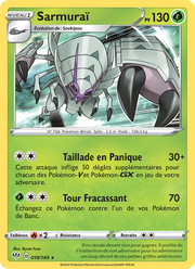 Sarmuraï 18/201 Pokémon Ténèbres Embrasées