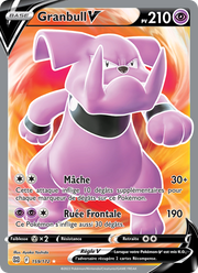 Granbull V 159/216 Pokémon Stars Étincelantes
