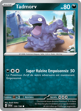 Tadmorv 126/258 Pokémon Écarlate et Violet (EV01)
