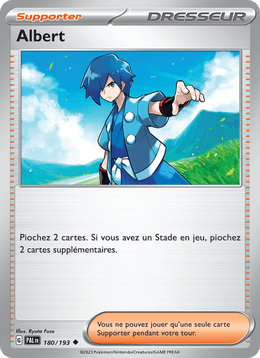 Albert 180/279 Pokémon Évolutions à Paldea (EV02)