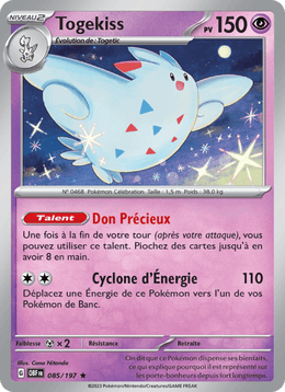 Togekiss 085/230 Pokémon Flammes Obsidiennes (EV03)