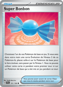 Super Bonbon 191/258 Pokémon Écarlate et Violet (EV01)