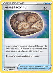 Fossile Inconnu 157/216 Pokémon Astres Radieux (ASR)