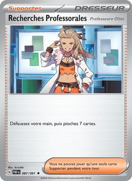 Recherches Professorales 087/245 Pokémon Destinées de Paldea (EV4.5)