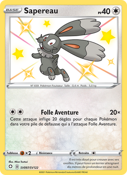 Sapereau SV097/195 — Pokémon Destinées Radieuses (SHF)
