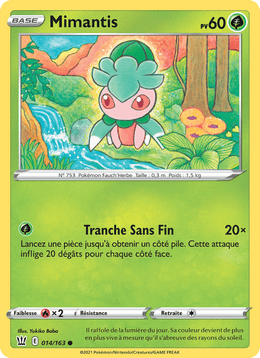 Mimantis 14/183 Pokémon Styles de combat (BST)