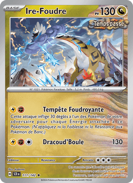 Ire-Foudre 111/175 Pokémon Couronne Stellaire (EV07)
