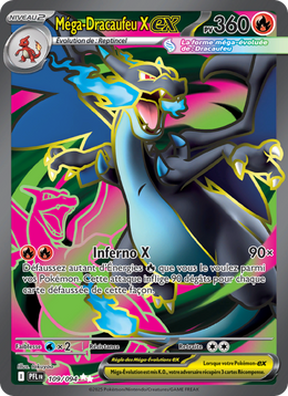 Méga-Dracaufeu X-ex - Mega Charizard X ex - Flammes Fantasmagoriques 109