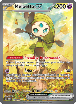 Meloetta-ex 167/86 — Pokémon Foudre Noire (BLK)