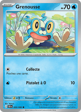 Grenousse 020/122 Pokémon Chaos Ascendant (ME04)