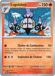 Lugulabre 038/230 Pokémon Flammes Obsidiennes (EV03)