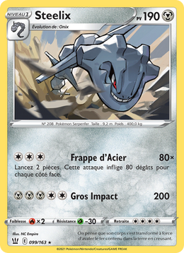 Steelix 99/183 — Pokémon Styles de combat (BST)