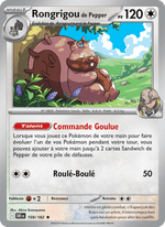 Rongrigou de Pepper 159/244 Pokémon Rivalités Destinées (EV10)