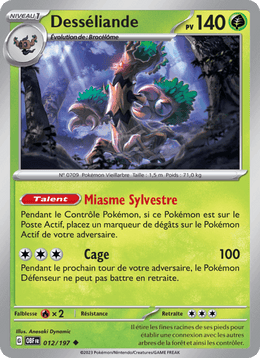 Desséliande 012/230 Pokémon Flammes Obsidiennes (EV03)