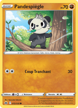 Pandespiègle 072/160 Pokémon Zénith Suprême (CRZ)