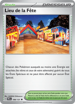 Lieu de la Fête 108/180 Pokémon Évolutions Prismatiques (EV8.5)