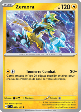 Zeraora 055/175 Pokémon Couronne Stellaire (EV07)