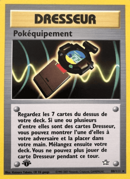Pokéquipement 88/111 Pokémon Neo Genesis (N1)