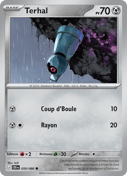 Terhal 059/122 Pokémon Chaos Ascendant (ME04)