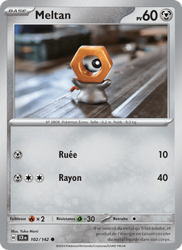 Meltan 102/175 Pokémon Couronne Stellaire (EV07)
