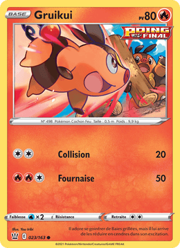 Gruikui 23/183 Pokémon Styles de combat (BST)