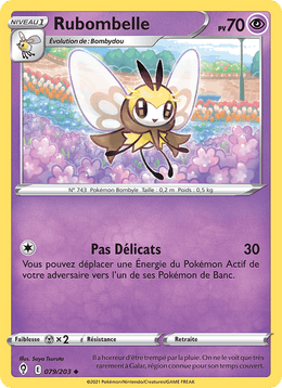 Rubombelle 79/237 Pokémon Évolution Céleste (EVS)