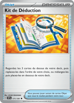 Kit de Déduction 171/252 Pokémon Étincelles Déferlantes (EV08)