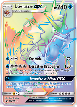 Léviator GX 112/125 — Pokémon Invasion Carmin (CIN)