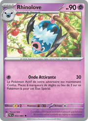 Rhinolove 033/245 Pokémon Destinées de Paldea (EV4.5)