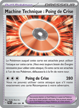 Capsule Technique : Poing de Crise 090/245 Pokémon Destinées de Paldea (EV4.5)