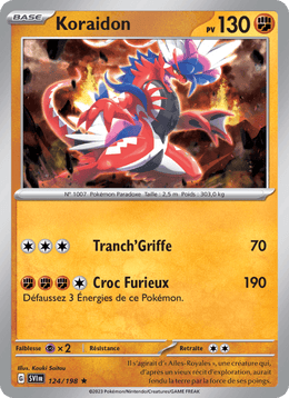 Koraidon 124/258 Pokémon Écarlate et Violet (EV01)