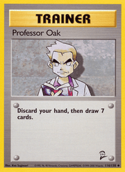 Professor Oak 116/130 Pokémon Base Set 2 (B2)