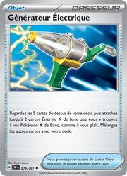 Générateur Électrique 079/245 Pokémon Destinées de Paldea (EV4.5)