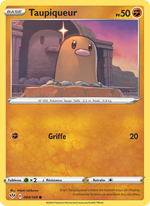 Taupiqueur 84/201 Pokémon Ténèbres Embrasées