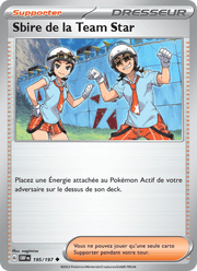 Sbire de la Team Star 195/230 Pokémon Flammes Obsidiennes (EV03)