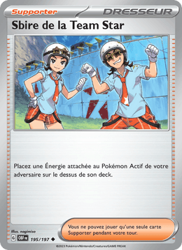 Sbire de la Team Star 195/230 Pokémon Flammes Obsidiennes (EV03)