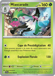 Miascarade 015/258 Pokémon Écarlate et Violet (EV01)