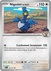 Nigosier de Nabil 177/295 Pokémon Héros Transcendants (ME2.5)