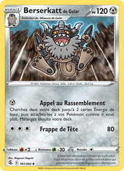 Berserkatt de Galar 181/284 Pokémon Poing de Fusion (FST)