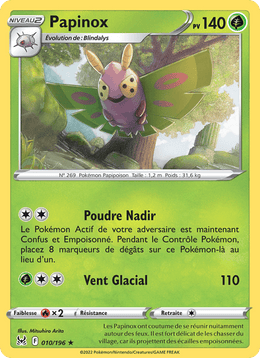 Papinox 010/217 Pokémon Origine Perdue (LOR)