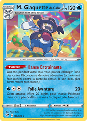 M. Glaquette de Galar 36/201 Pokémon Ténèbres Embrasées