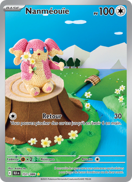 Nanméouïe 151/86 — Pokémon Foudre Noire (BLK)