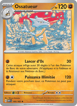 Ossatueur 105/207 Pokémon 151 (MEW)