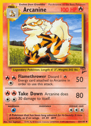 Arcanine 33/130 Pokémon Base Set 2 (B2)