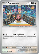 Gourmelet 181/230 Pokémon Flammes Obsidiennes (EV03)