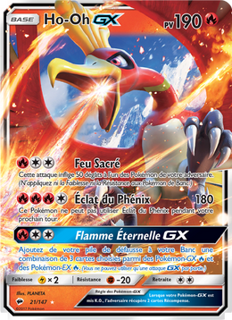 Ho-Oh GX 21/169 — Pokémon Ombres Ardentes (BUS)