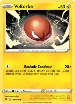 Voltorbe 56/209 Pokémon Clash des Rebelles