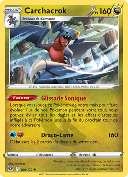 Carchacrok 109/216 Pokémon Stars Étincelantes
