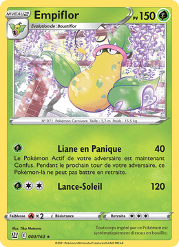 Empiflor 3/183 Pokémon Styles de combat (BST)
