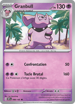 Granbull 088/230 Pokémon Flammes Obsidiennes (EV03)